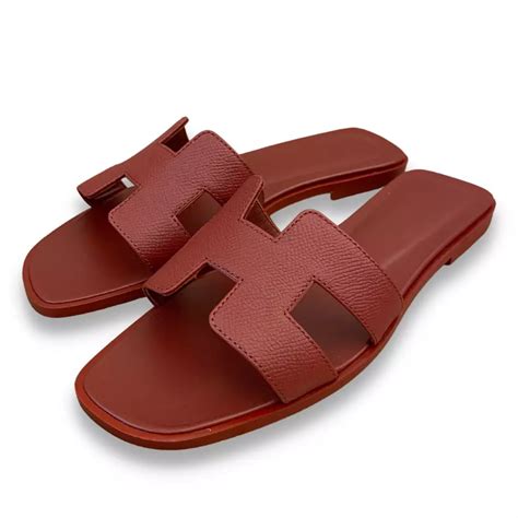 hermes burgundy sandals|oran sandals Hermes.